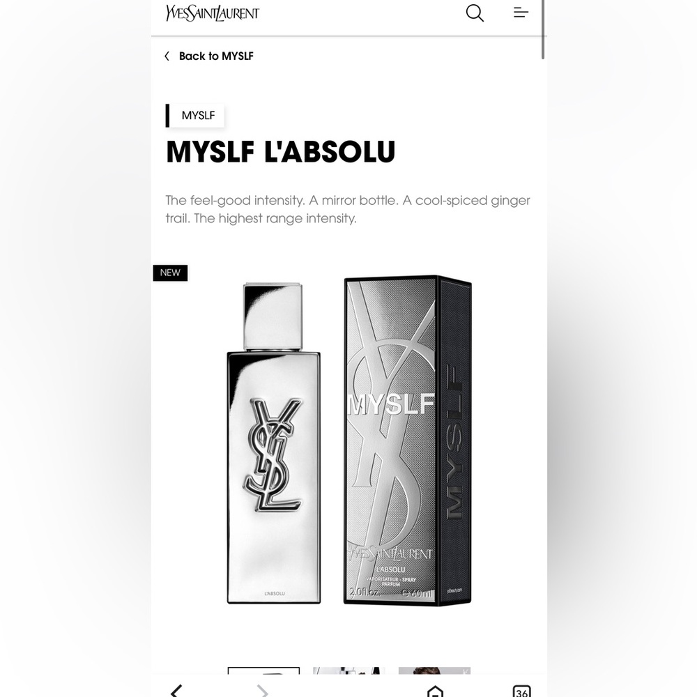 Yves Saint Laurent MYSLF L'Absolu 60 ml